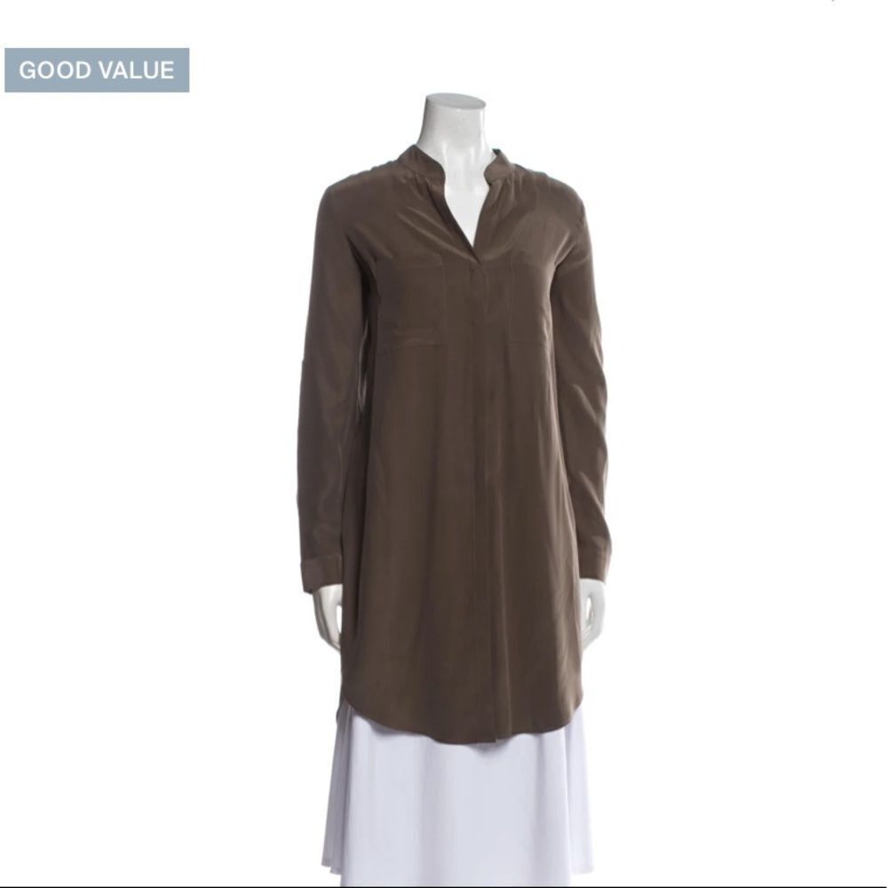 L'AGENCE Silk Mini Dress Size SP - Picture 14 of 16